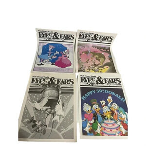 Disney Eyes & Ears 1984 Vol 14 # 6/16/23/27 Donald Duck 50th Bday/ Easter